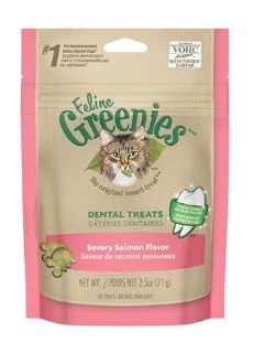    - Cat food for picky eaters  Greenies Dental Cat Treats Salmon 2.1oz