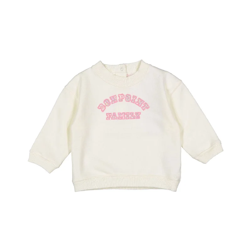 ---Bonpoint Ivory Dahlia Baby Sweatshirt