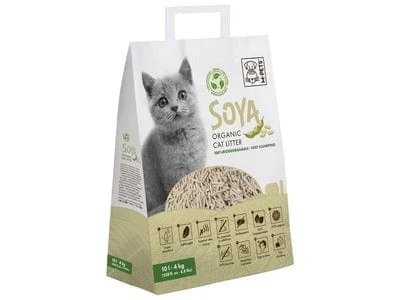 making it smoother and more shiny.SOYA Organic Cat Litter 10 L - 100% Biodegradable