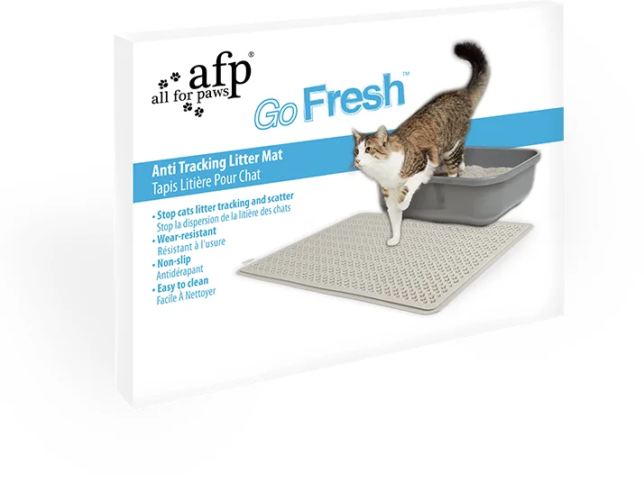 preventing the nails from growing too long and causing discomfort or damage to the pet.AFP Go fresh - Anti Tracking Litter Mat