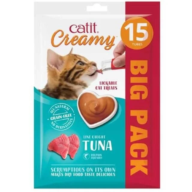    - Kitten food  Catit Creamy Tuna Cat Treat