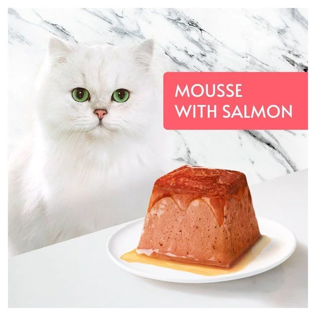    - Cat food for multi-cat households  Gourmet Revelations Mousse Salmon Wet Cat Food   4 x 57g