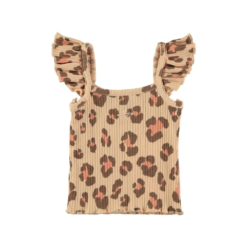 - Postoperative pet anti-licking Elizabethan collarTocoto Vintage Pink Animal Printed Rib Baby Tank