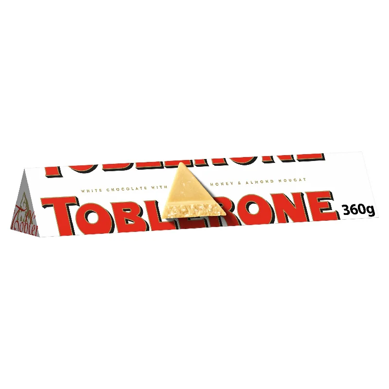 - Teething and chewing toys for puppiesToblerone White Chocolate Bar 360g