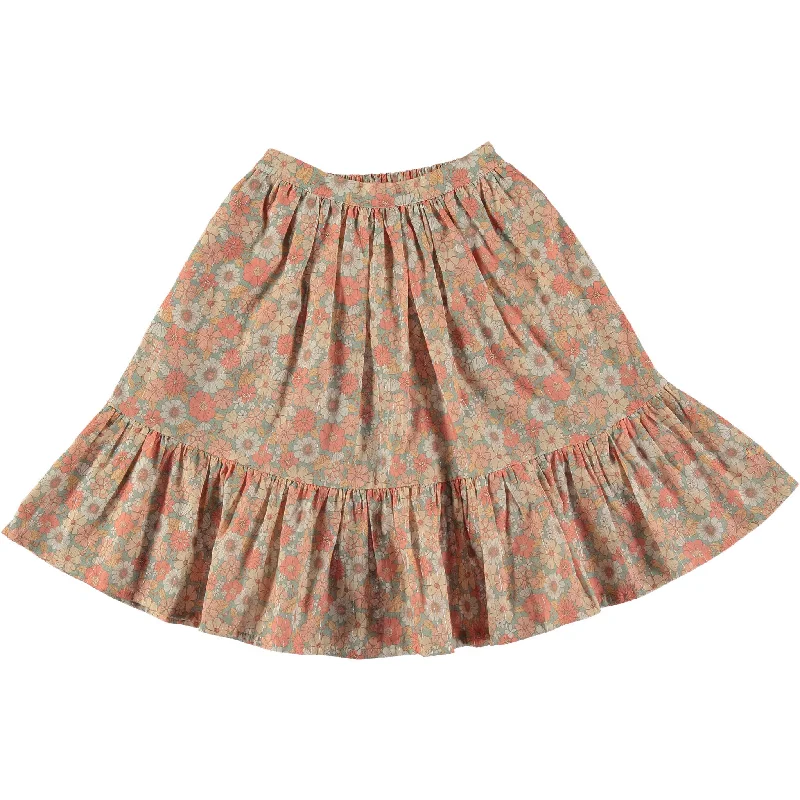 - Summer pet ice matTocoto Vintage Pink Lurex Flowers Skirt