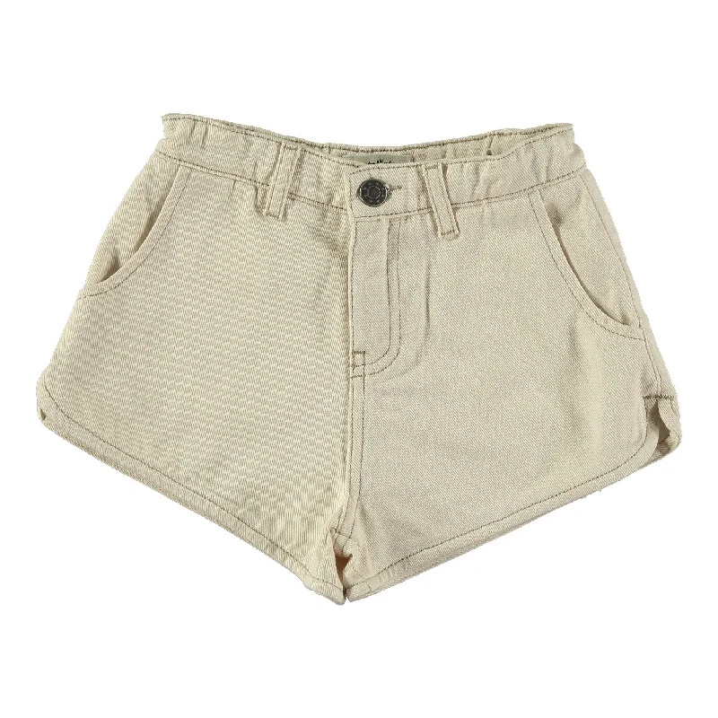 - Foldable and portable cat bagTocoto Vintage Off White Twill Shorts