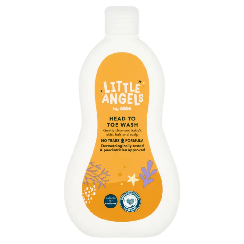 - ​​Christmas pet Christmas clothingLITTLE ANGELS by ASDA Head to Toe Wash 500ml