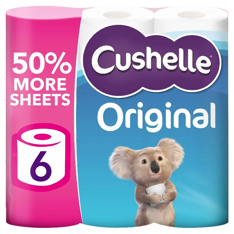 - Cat stress soothing sprayCushelle Original Toilet Rolls 6 Mega Rolls 50% More Sheets