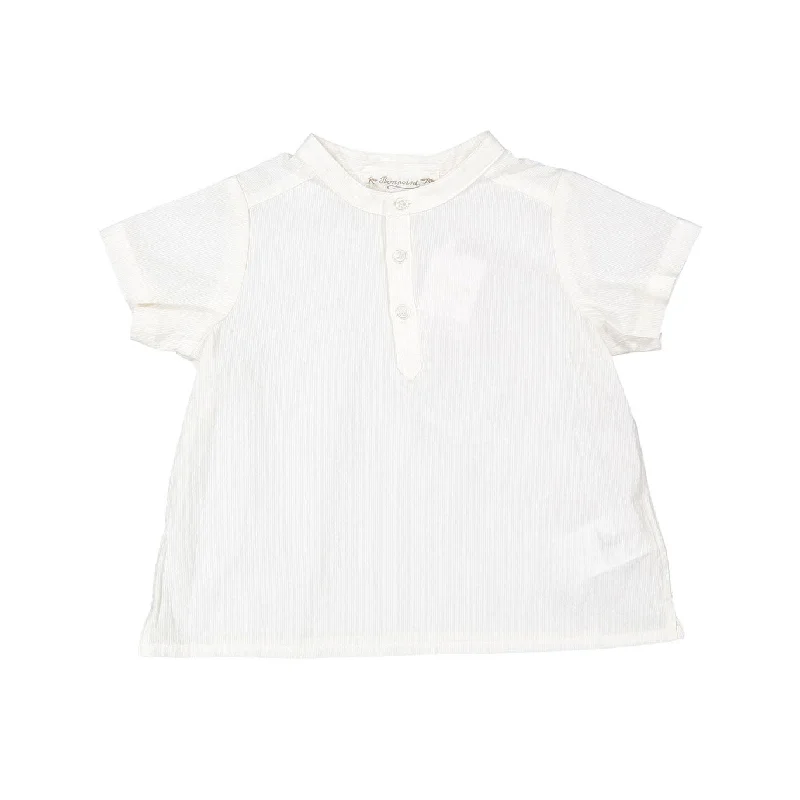 ---Bonpoint White Cesari Baby Shirt