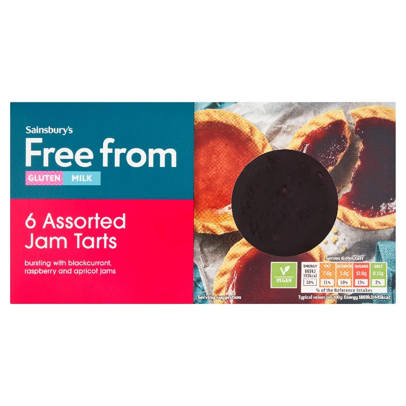 - Pet vitamin complex nutrition tabletsSainsbury's Free From Assorted Jam Tarts x6