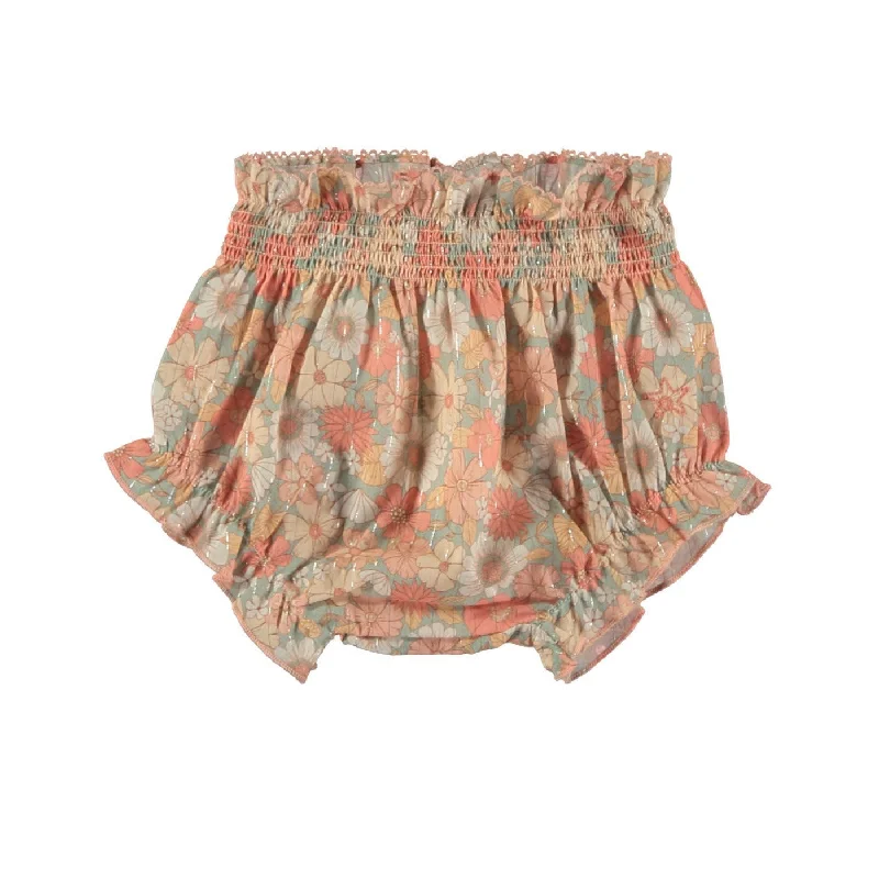 - Climbing pet constant temperature heating padTocoto Vintage Pink Lurex Flower Print Bloomers