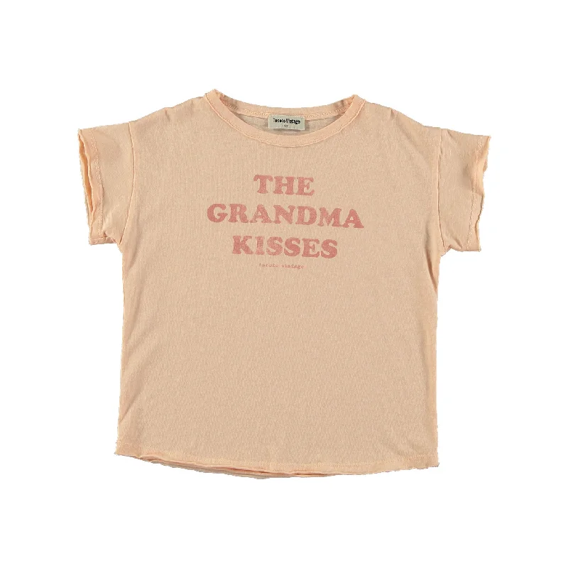 - Summer pet ice matTocoto Vintage Pink Grandma Kisses Tee