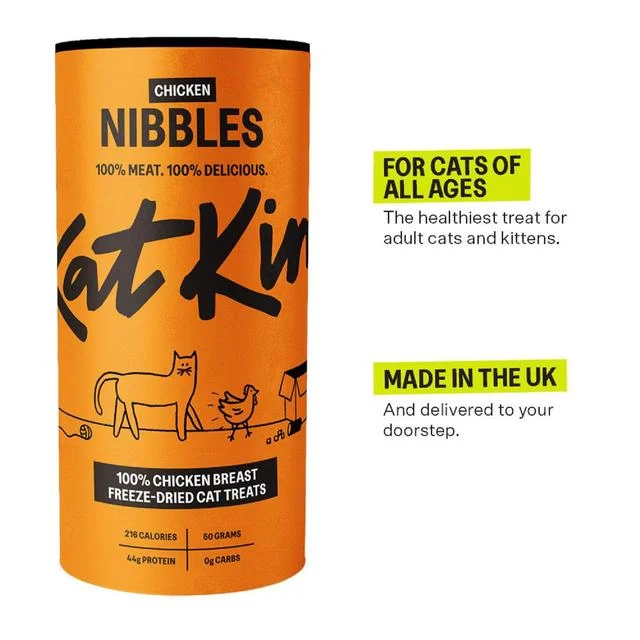 Cat FoodKatKin Chicken Nibbles Cat Treats   50g