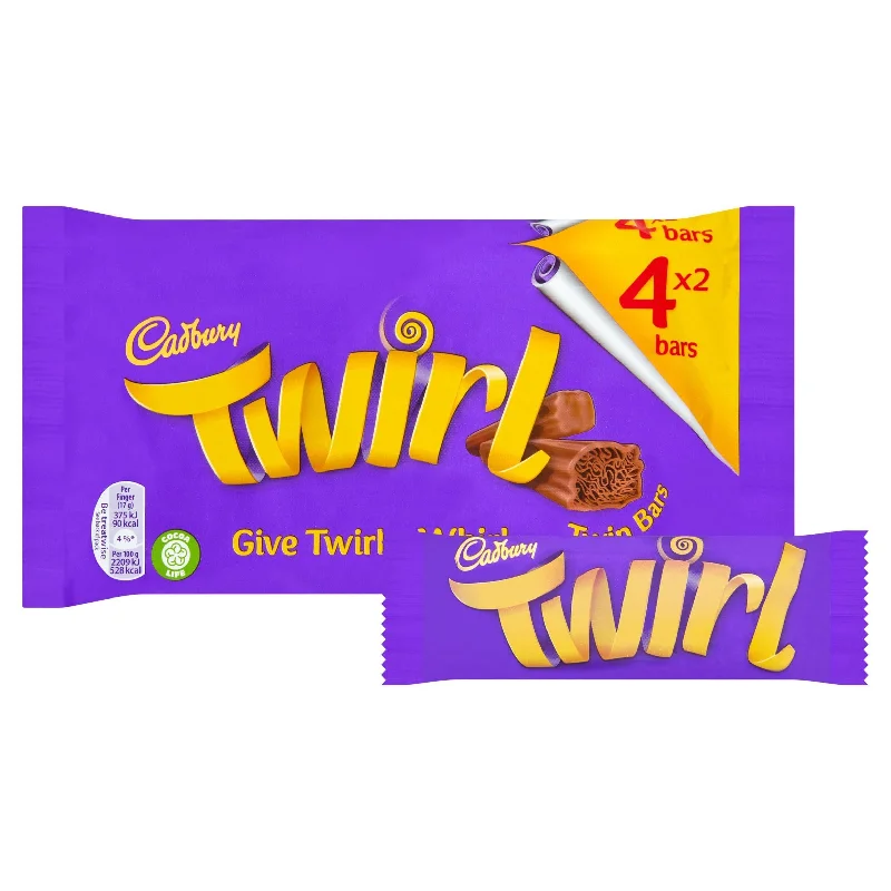 - Pet monitor with cameraCadbury Twirl Chocolate Bar Multipack x4 136g