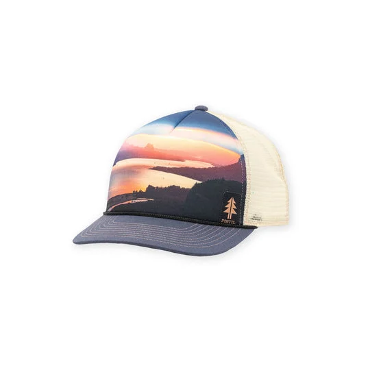 - Parrot climbing and standing wooden frameWomen's Matty Trucker Hat - Peach