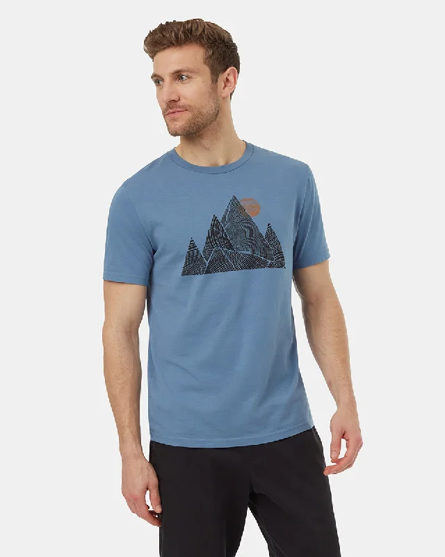 - Pet stroller can be taken on the planeMen's Mountain Peak Classic T-Shirt - Canyon Blue/Meteorite Black