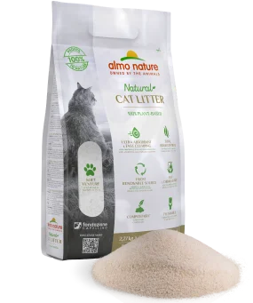 remove dead hair and dandruff, and promote pet skin health.Almo Nature Natural Cat Litter Soft Grain - 10lb