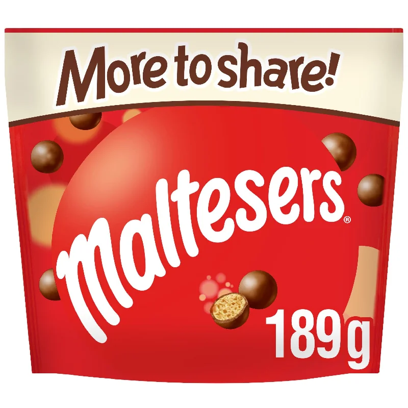 ---Maltesers Milk Chocolate & Honeycomb Sharing Pouch Bag Fairtrade 175g