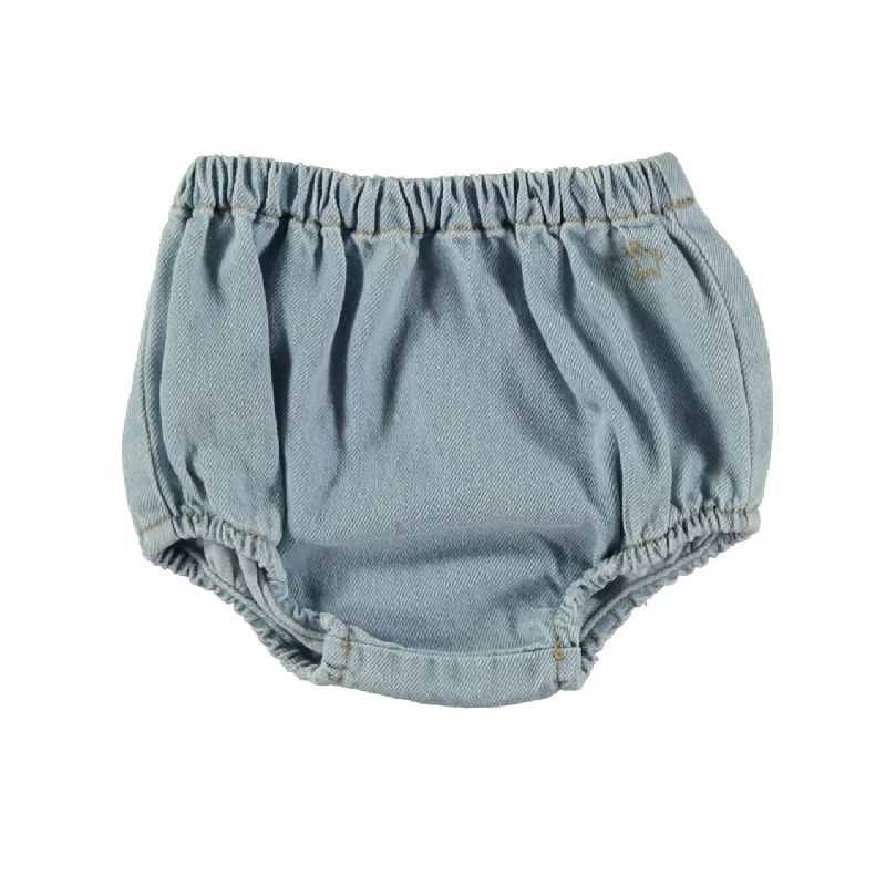 - Natural latex pet mattressTocoto Vintage Denim Blue Baby Bloomers