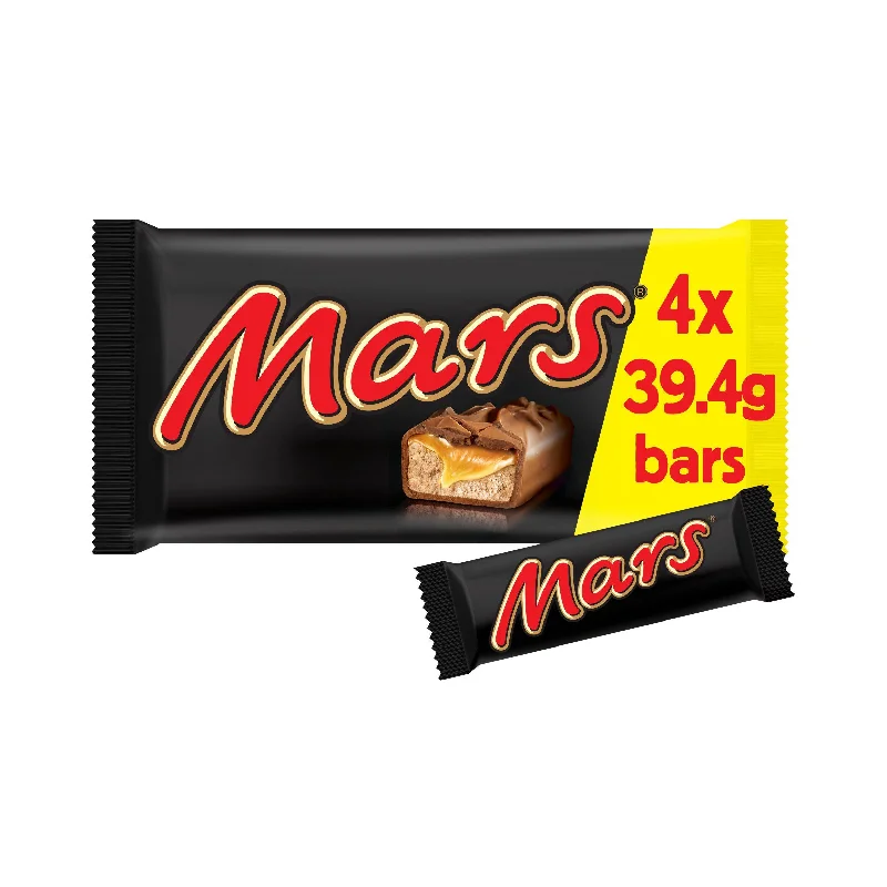 Pet ProductsMars Caramel, Nougat & Milk Chocolate Snack Bars Multipack 4x39.4g