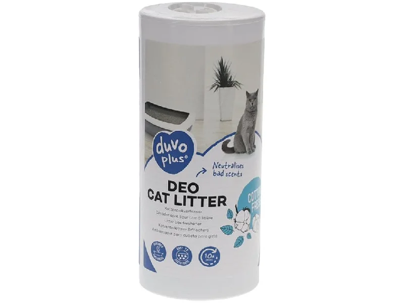 preventing the nails from growing too long and causing discomfort or damage to the pet.Deo cat litter cotton fresh 400g