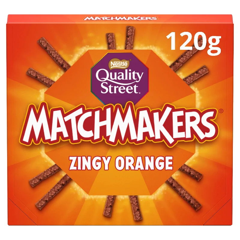 - Custom pet birthday cakeQuality Street Matchmakers Zingy Orange Chocolate Box 120g